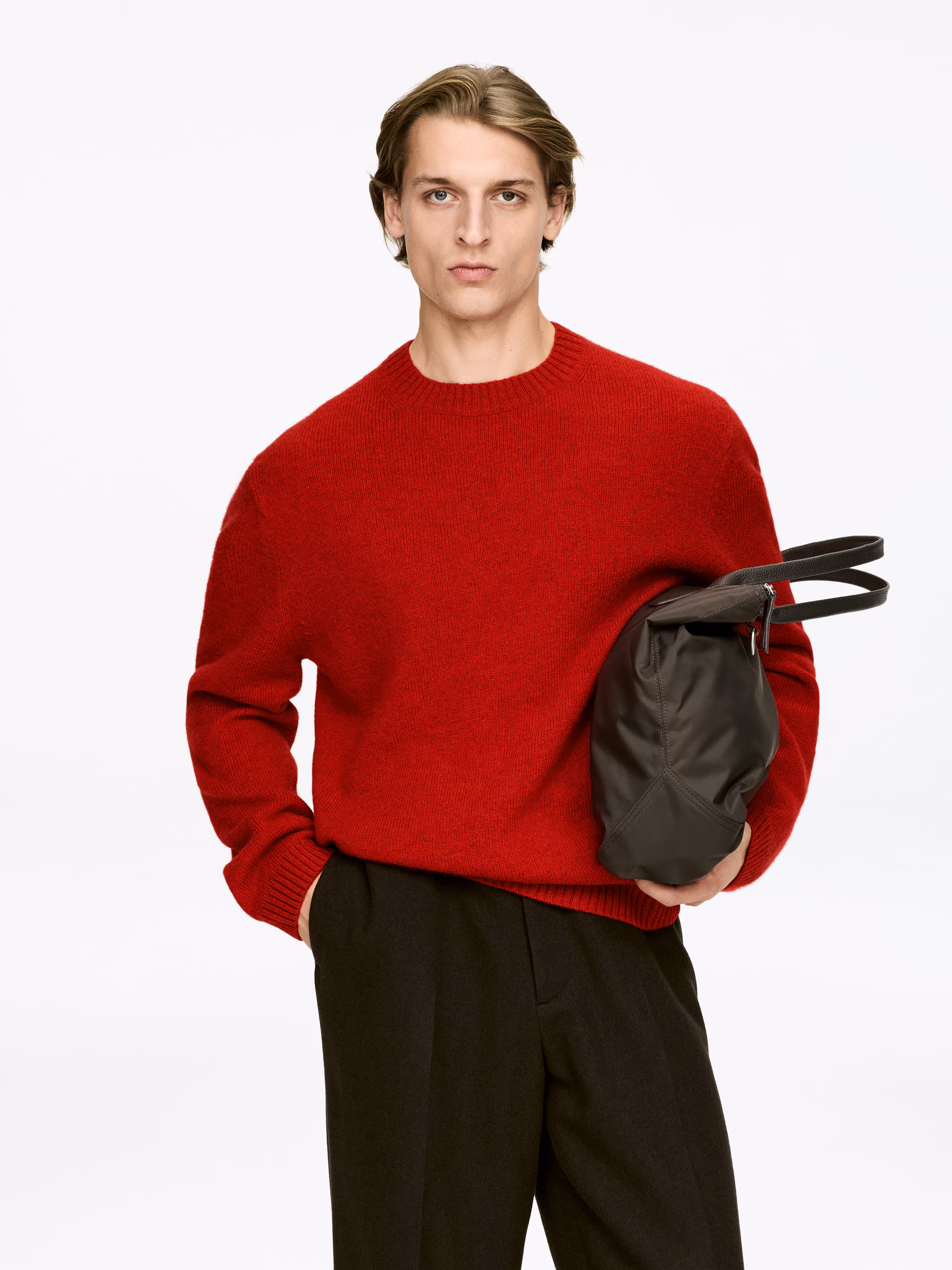 Crew-Neck Wool Jumpery