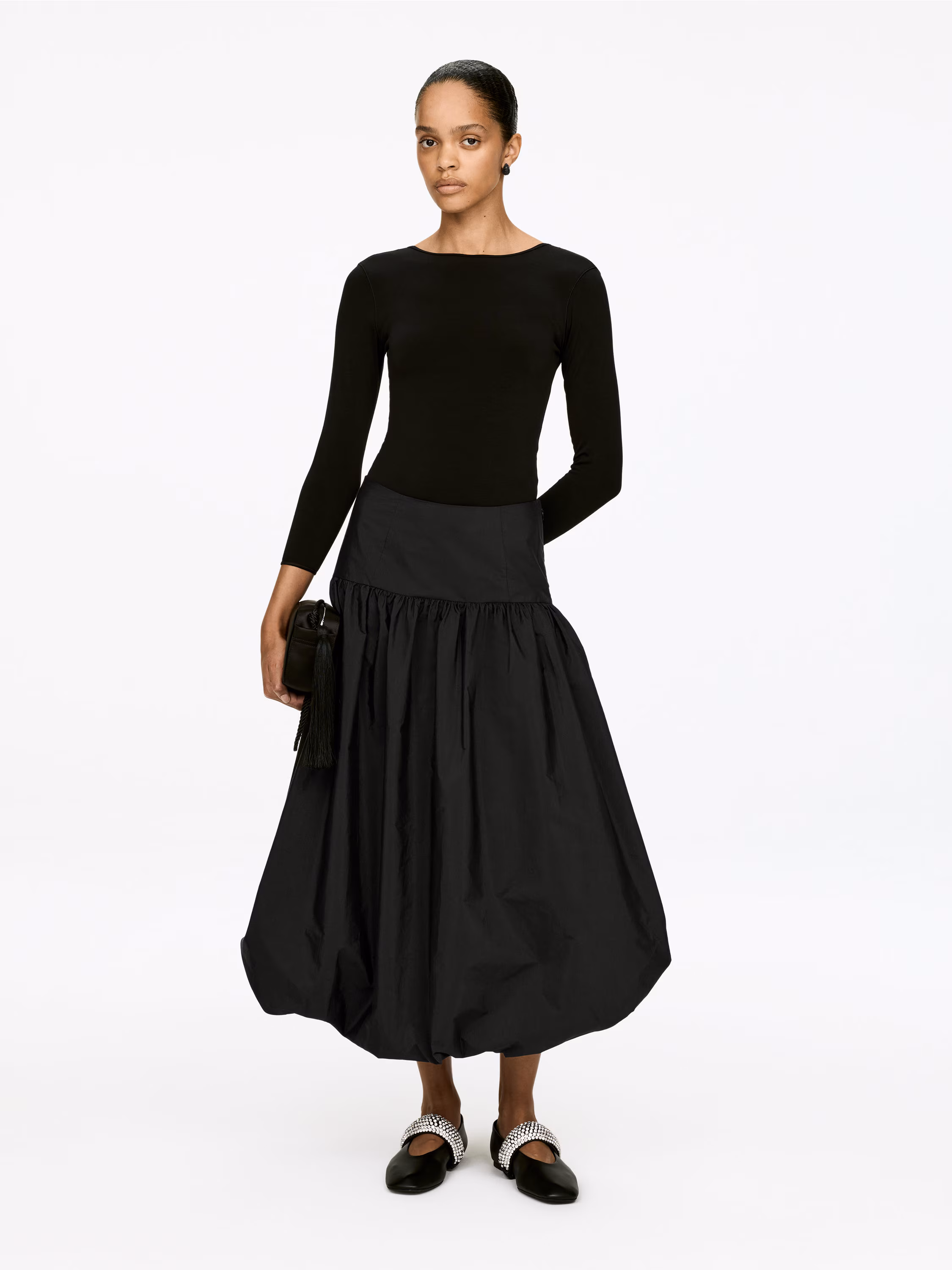 Taffeta Bubble Skirt