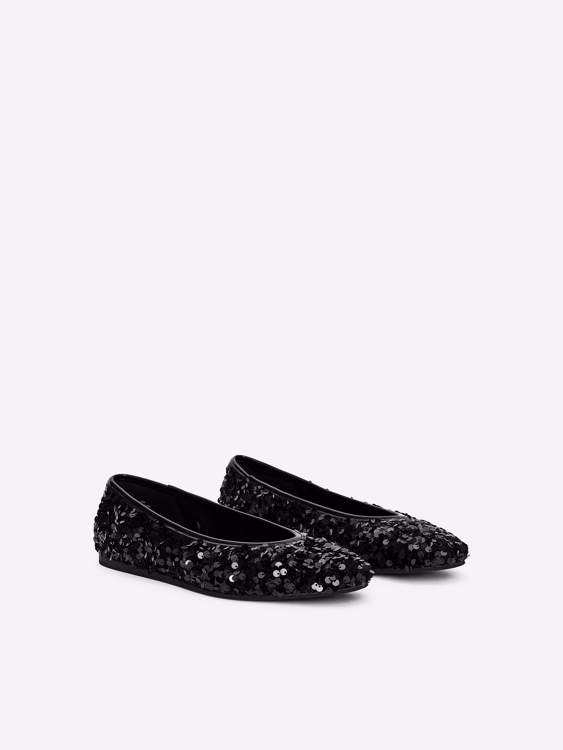 Sequin Ballet Flats